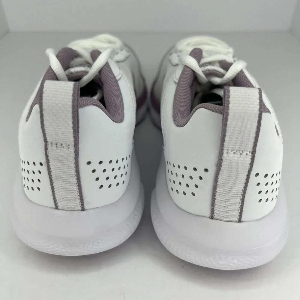 Under Armour Womens White Charged Assert 9 Lace Up Size 8.5 Running Shoes